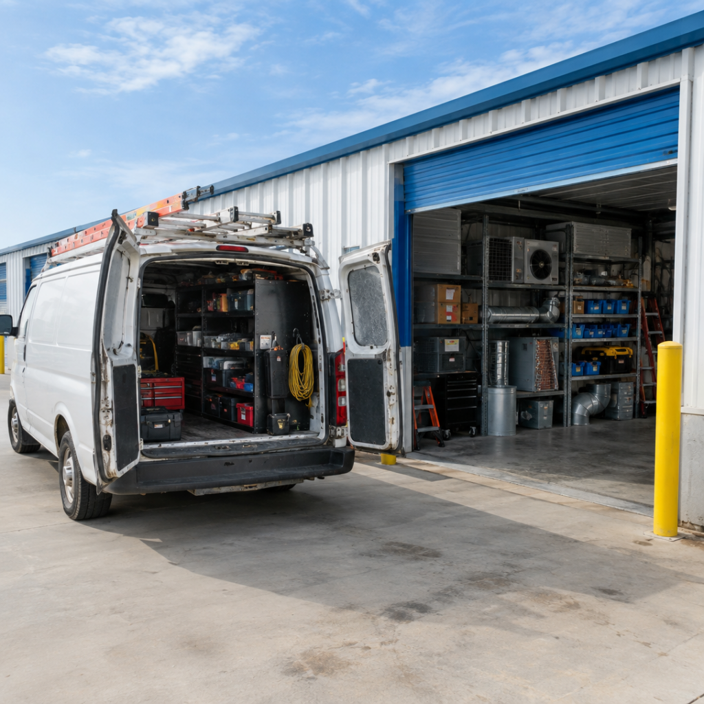 SK Business Storage Realistic 1 - HVAC Service Van